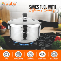 Triply Whizz Pressure Cooker Hammered