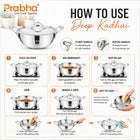 Prima Triply Deep Kadhai With Lid