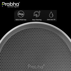 Tri-Ply Hexa Cube Stick-Resistant Dosa Tawa Induction Friendly