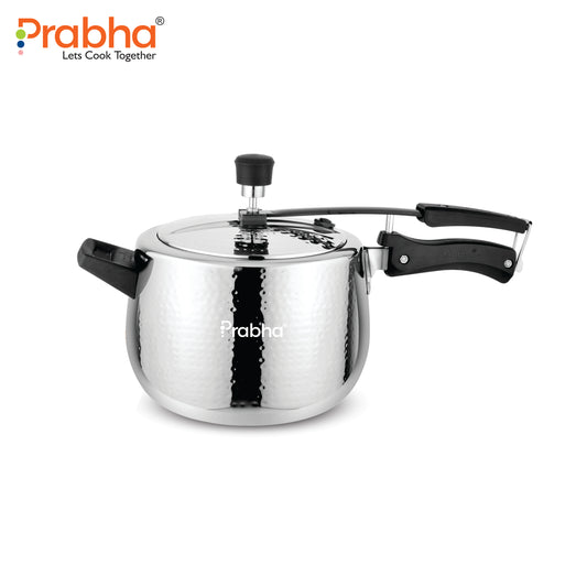 Prochef Curve Triply Pressure Cooker Hammered