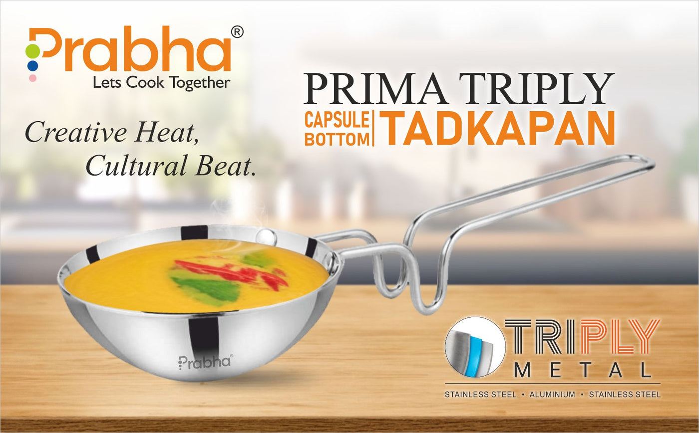 Prima Plus Capsule (Bottom) Tadka Pan