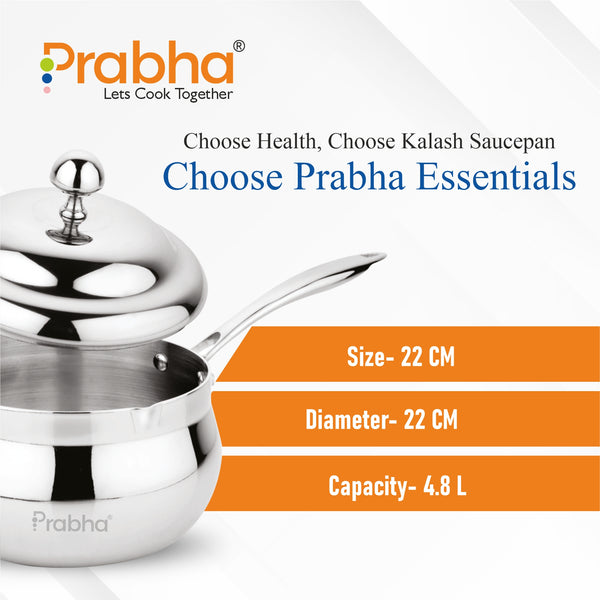Triply Belly Saucepan With Lid