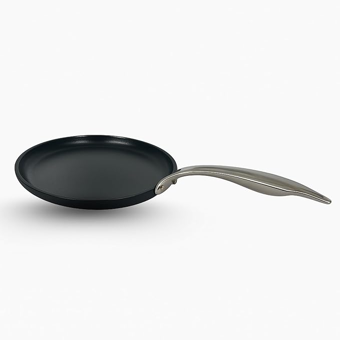 Black Eisen Cast Iron Dosa Tawa With Steel Handel