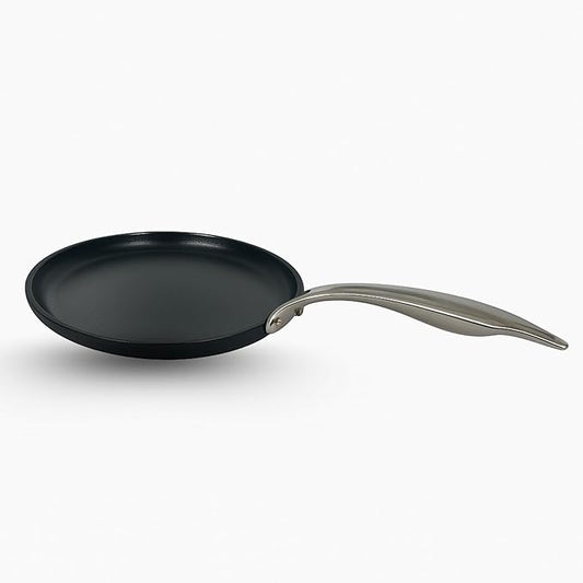 Black Eisen Cast Iron Dosa Tawa With Steel Handel
