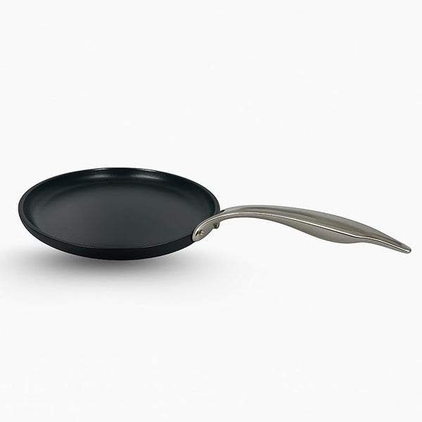 Black Eisen Cast Iron Dosa Tawa With Steel Handel