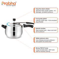 Prochef Curve Triply Pressure Cooker