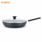 Stella Nonstick Deep Frypan With Glass Lid