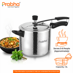 ARIA S.S. IB PRESSURE COOKER HAMMERED