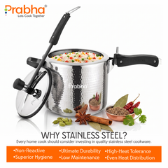 ARIA S.S. IB PRESSURE COOKER HAMMERED