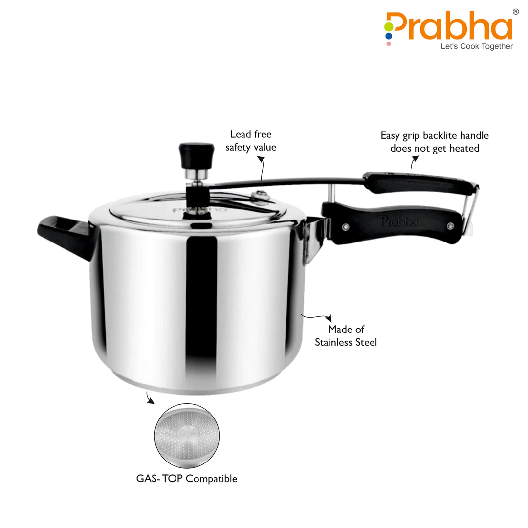 Aria Stainless Steel Pressure Cooker