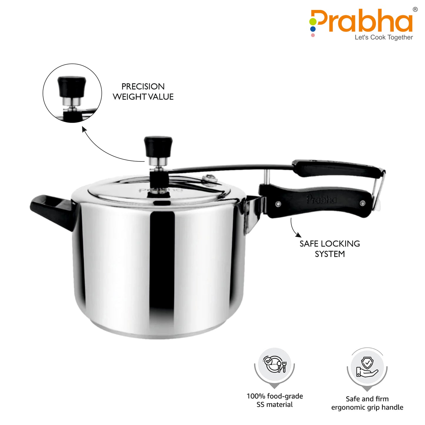 Aria Stainless Steel Pressure Cooker