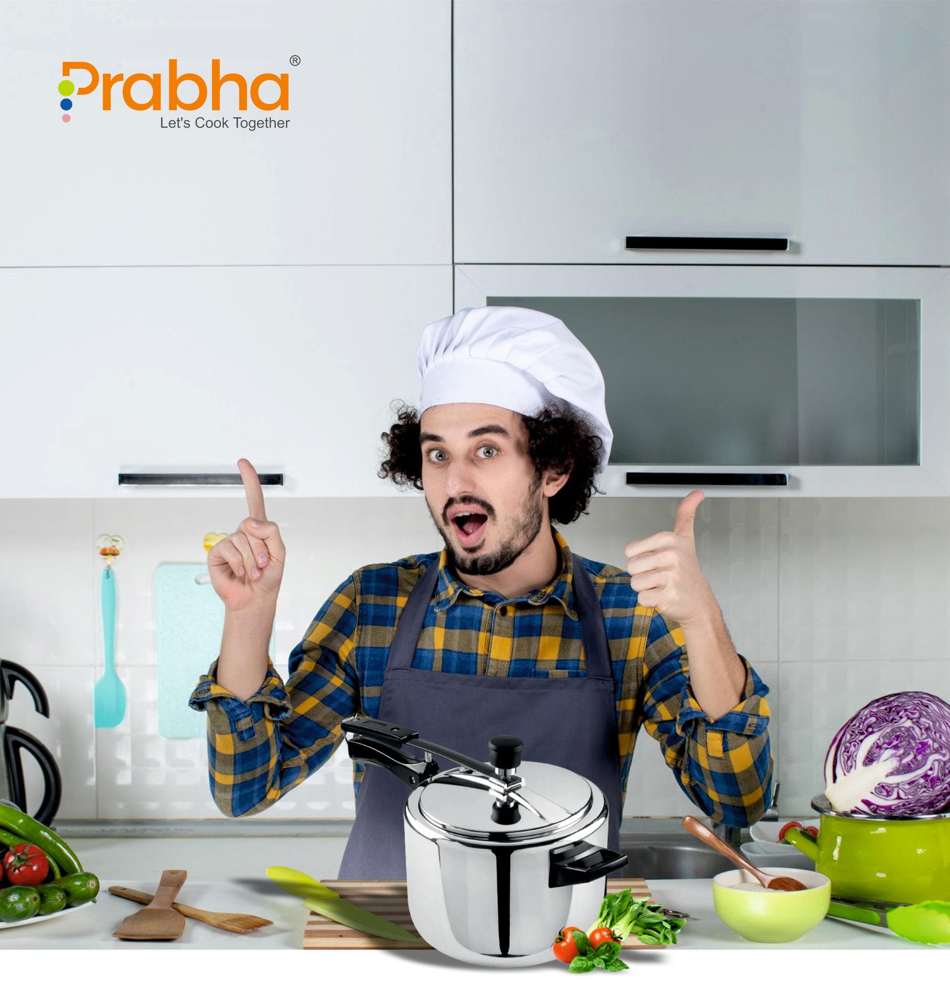 Aria Stainless Steel Pressure Cooker