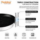 Amber Triply Stick-Resistant Dosa Tawa 30 cm |Durable & Induction Compatible