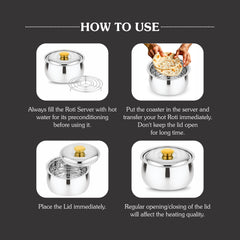 Annapurna Casserole Belly With Steel & Glass Lid