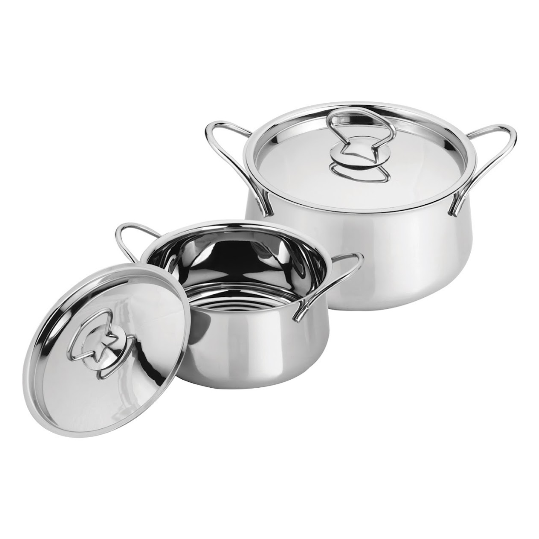 Apple Handi Plain With Steel Lid Set