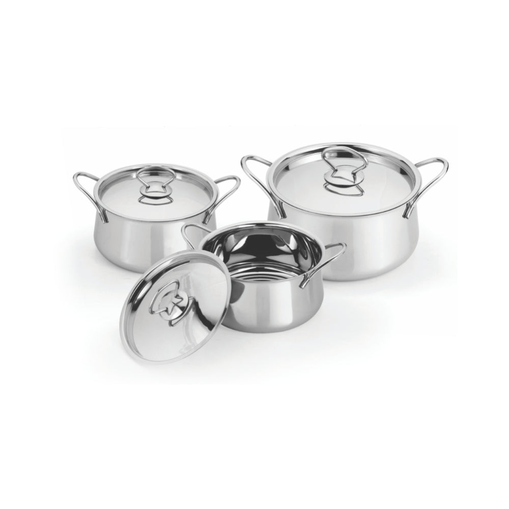 Apple Handi Plain With Steel Lid Set