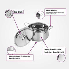 Apple Handi Plain With Steel Lid Set