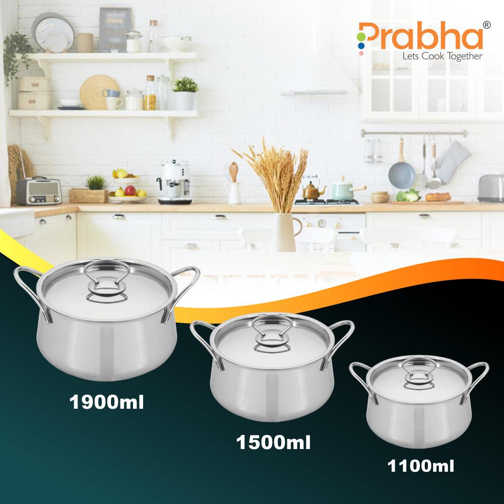 Apple Handi Plain With Steel Lid Set