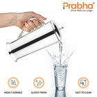 Stainless Steel Apple Water Jug - 1700ml Capacity, Ideal for Home & Kitchen - Prabha