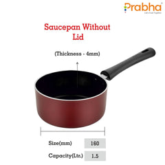 Astrid Nonstick Saucepan With Lip, 1.5 Litre