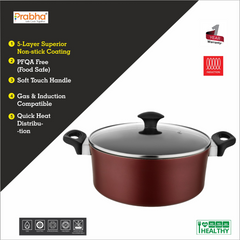 Astrid Nonstick Casserole With Glass Lid