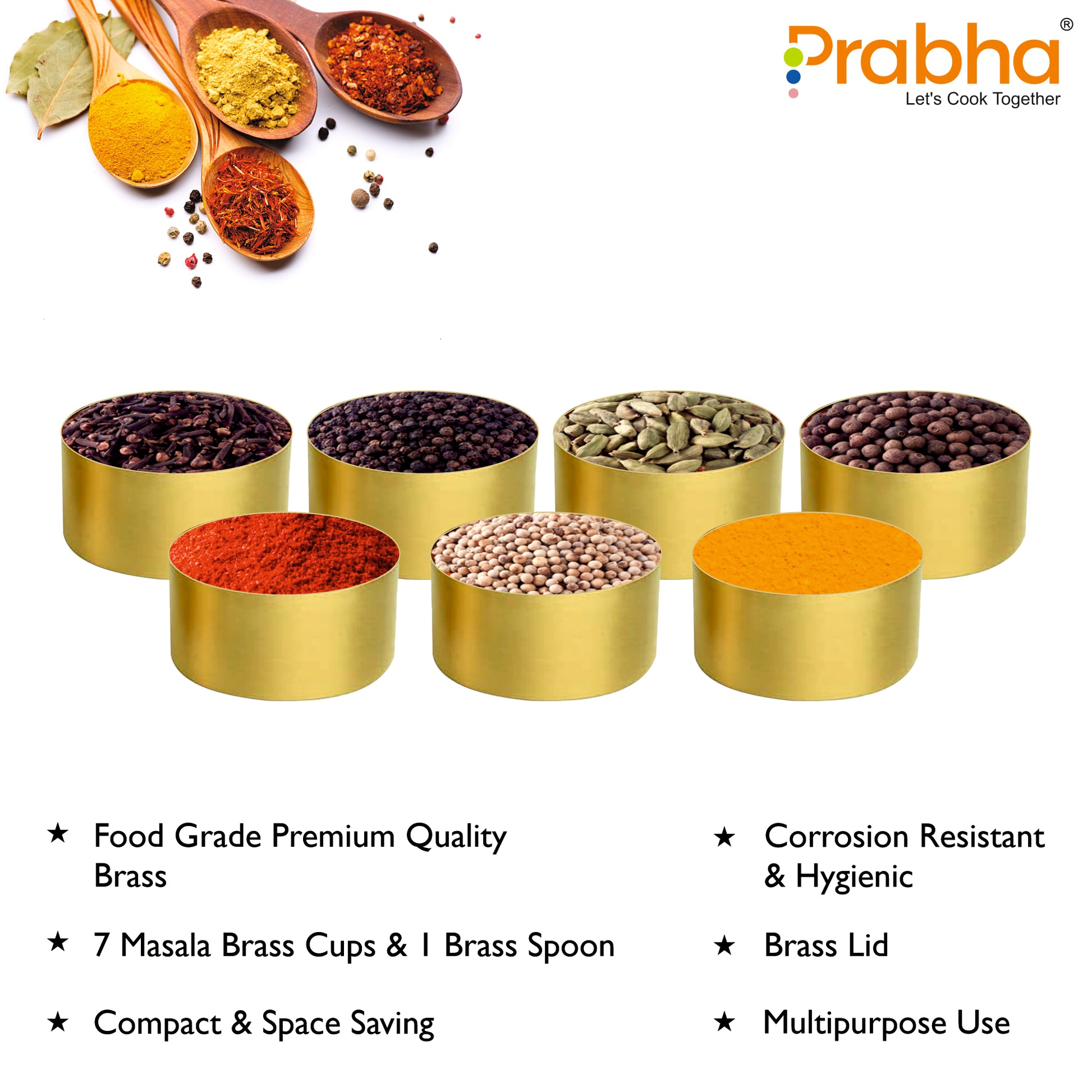 Brass Spice Box