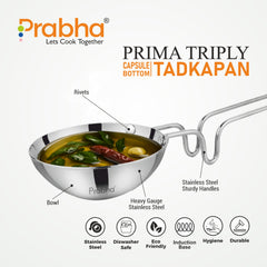 Prima Plus Capsule (Bottom) Tadka Pan
