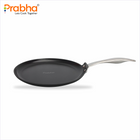 Black Eisen Cast Iron Dosa Tawa With Steel Handel