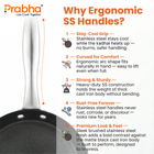 Black Eisen Cast Iron Frypan With Steel Handel