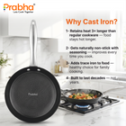 Black Eisen Cast Iron Frypan With Steel Handel