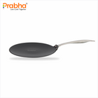 Black Eisen Cast Iron Roti Tawa With Steel Handel