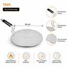 Elara Luxe Tri-Ply Cookware Combo - Roti Tawa, Mini Coffee Warmer & I.B Milkpot