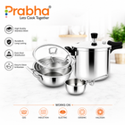 WHIZZ Ultimate Triply Kitchen Combo – Cooker, Kadhai with Glass Lid & Tadka Pan