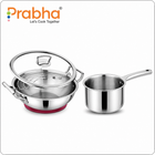 Elante Tri-Ply Stainless Steel Cookware Set