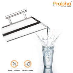 Stainless Steel Plain Duro Water Jug - 1350ml