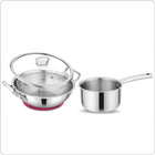 Elante Tri-Ply Stainless Steel Cookware Set