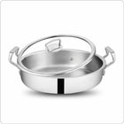 Elante Triply Saute Pan With Glass Lid
