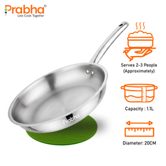 Elante Triply Frypan Without Lid