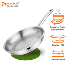 Elante Triply Frypan Without Lid