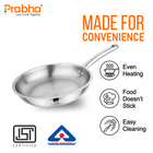 Elante Triply Frypan Without Lid