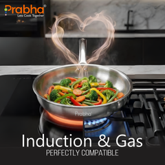 Elante Triply Frypan With Glass Lid