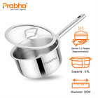 Elante Triply Saucepan With Glass Lid