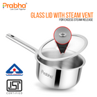 Elante Triply Saucepan With Glass Lid