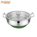 Elante Triply Saute Pan With Glass Lid