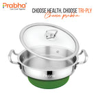 Elante Triply Saute Pan With Glass Lid