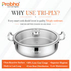 Elante Triply Saute Pan With Glass Lid