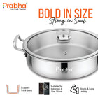 Elante Triply Saute Pan With Glass Lid