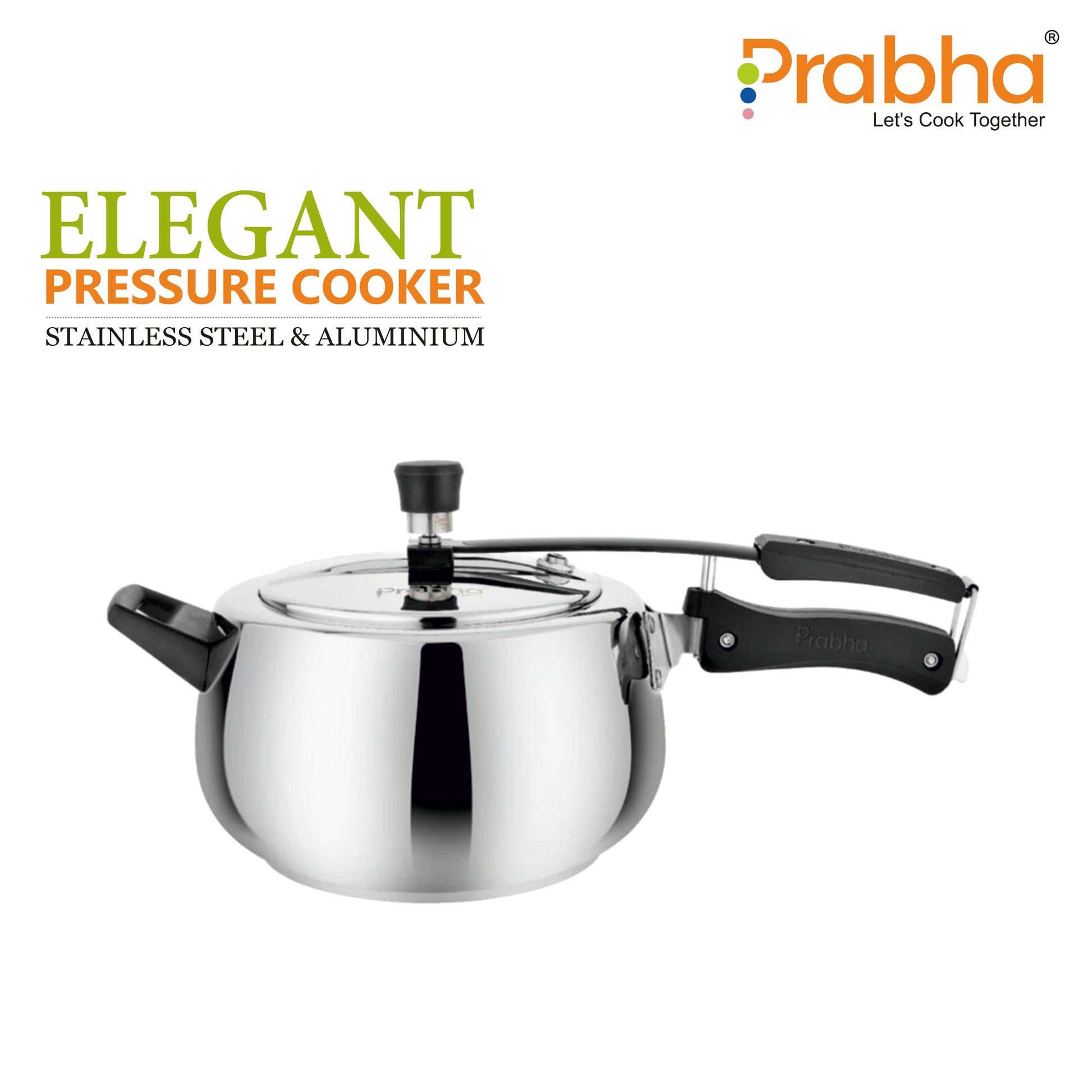 Stainless Steel Elegant Pressure Cooker 2L - Main Image