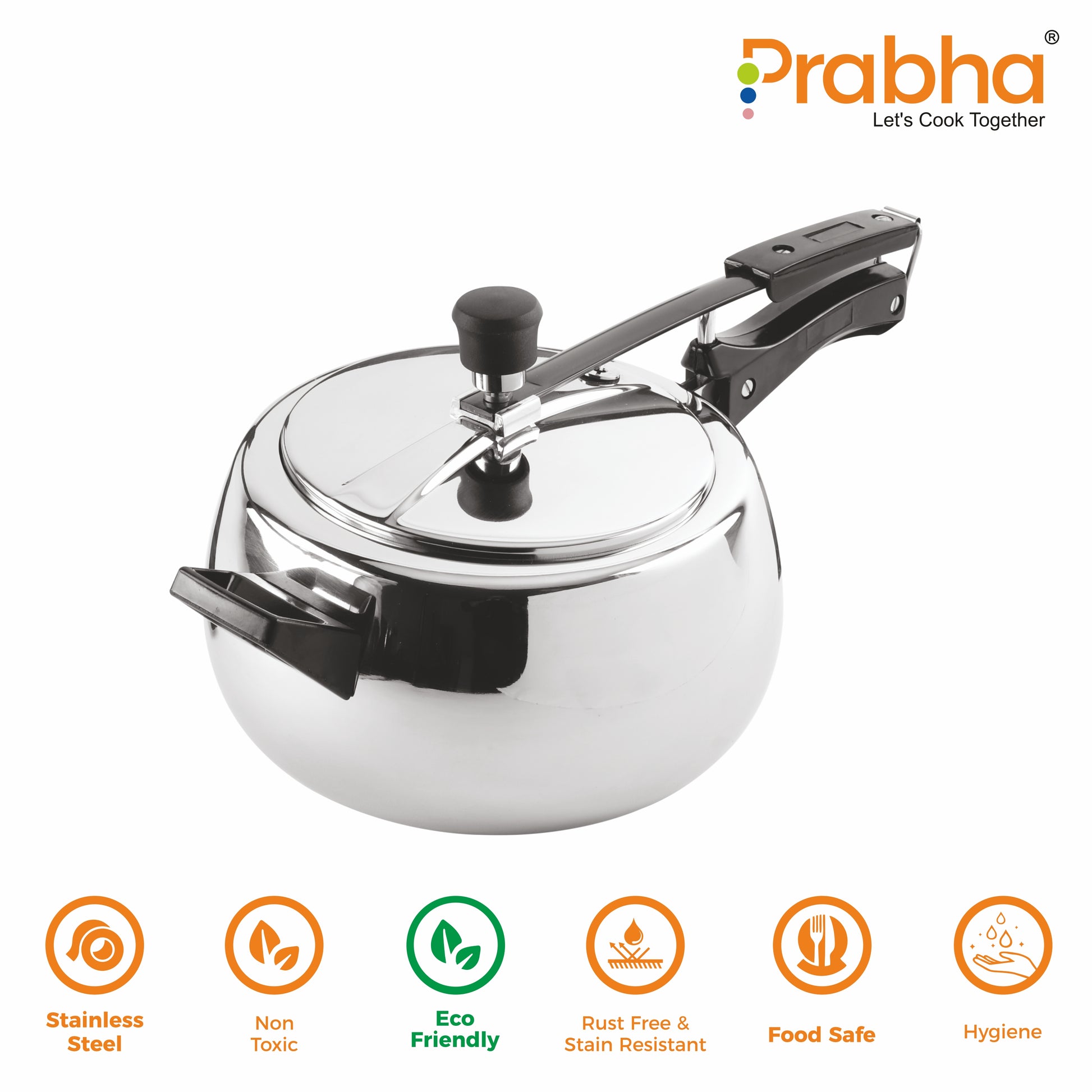 Stainless Steel Elegant Pressure Cooker