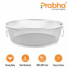 Stainless Steel Round Fridge Basket With Handle for Home & Kitchen Use